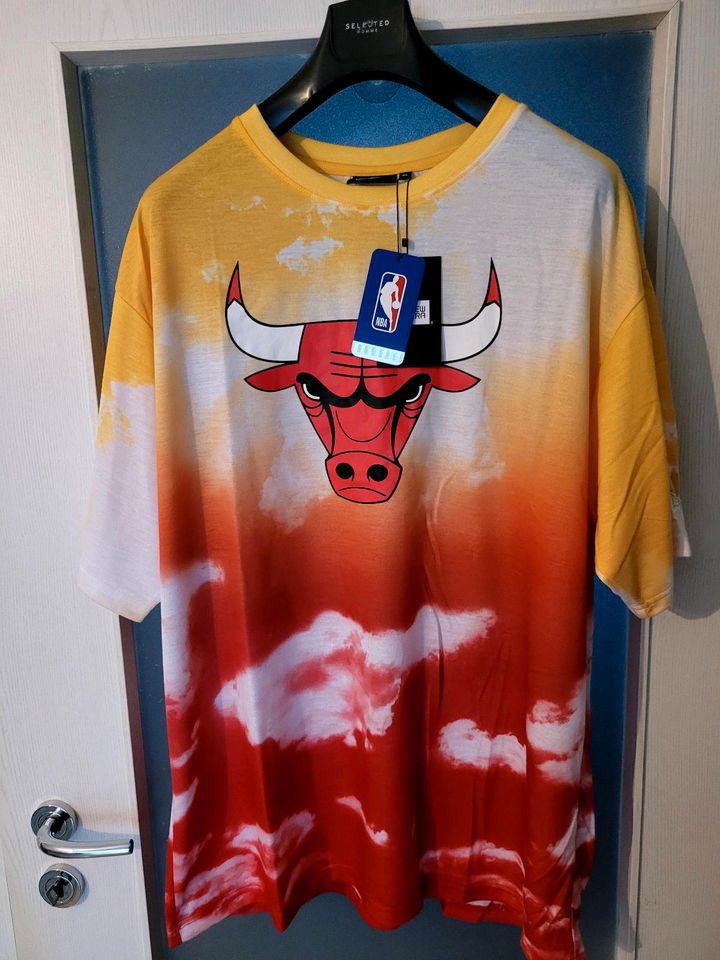 NEW ERA Chicago Bulls Shirt XL T-Shirt Trikot Basketball Rechnung in Hamm