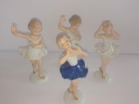 Vier Porzellan Ballerina Mädchen, Wallendorf, u.a. mit Kobalt Nordrhein-Westfalen - Xanten Vorschau