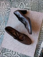 Gabor fashion Echtleder Spangenpumps, 7 /40,5, braun Kiel - Hassee-Vieburg Vorschau