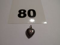Anhänger Herzform mit rotem Stein -   835  -  1,01 g -  #80 Nordrhein-Westfalen - Hamm Vorschau