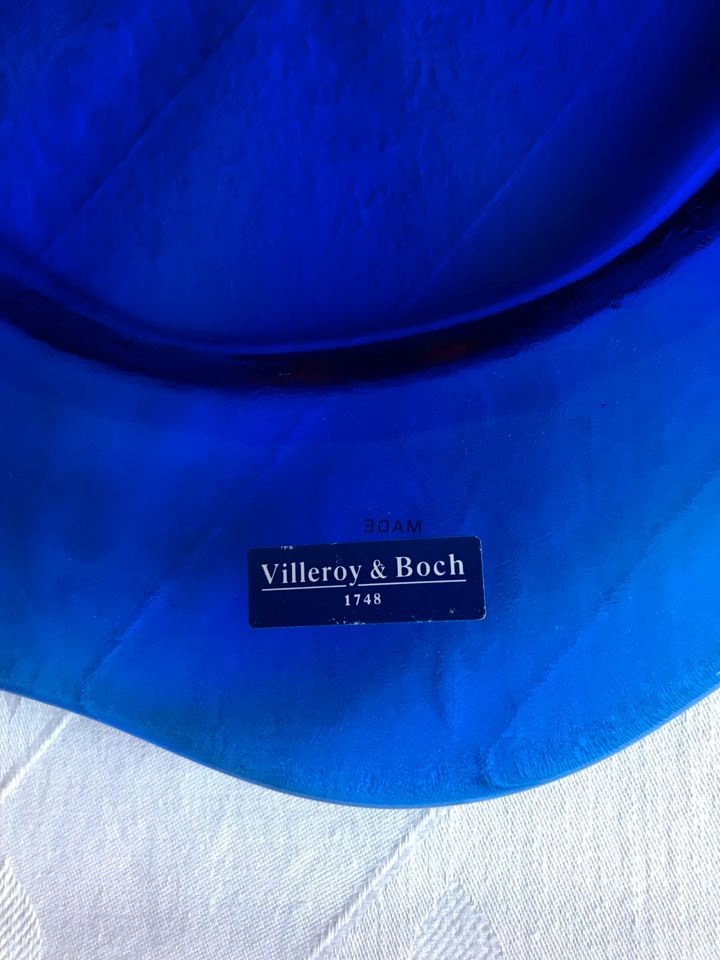 Obst-/Kuchenteller aus Glas von Villeroy & Boch - Made in Italy in Minden