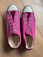 Converse Chucks flach | fehlende Schnürsenkel | pink | Gr. 37.5 Hessen - Hainburg Vorschau