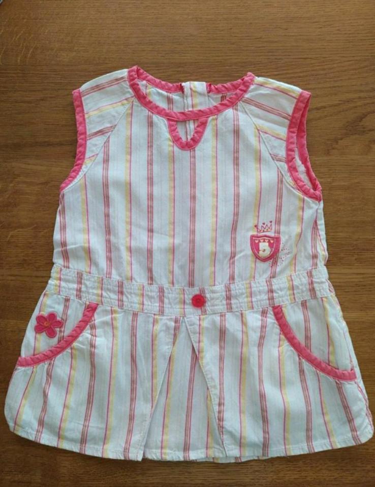 Sommer Kleid Tunika 74 Bolero lila Blümchen weiß Taufe Esprit in Wartenberg