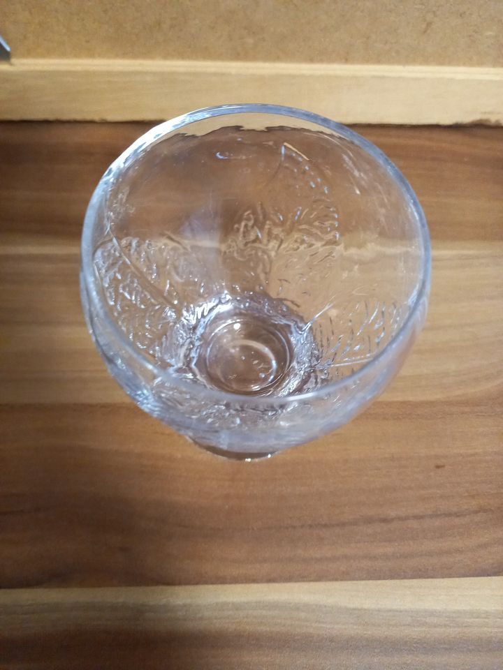 1x Blumenvase, klein, h= 11cm, Glas in Leipzig