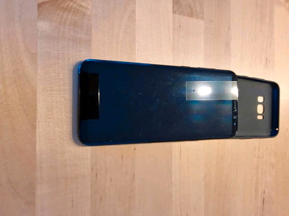 Samsung S8 plus Black mit Gebrauchsspuren in Langenfeld