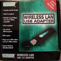 Wireless LAN USB 2.0 Adapter Digitus in OVP komplett Win 98, XP Brandenburg - Wirchensee Försterei Vorschau