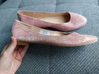 Schuhe neu von Alba Moda rosa mit Gold Gr 41 Leder flach Bochum - Bochum-Nord Vorschau