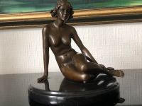 Bronzefigur Frau sitzend Jugendstil Bronze Skulptur Münster (Westfalen) - Centrum Vorschau