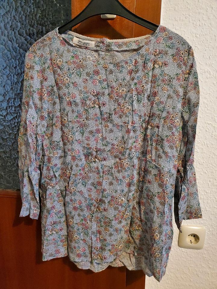 Bluse -60% Gerry Weber Gr. 40 Blumen Punkte Bunt MIT ETIKETT in Magdeburg