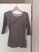 Langarm-Shirt - Orsay Gr. 38 schwarz-beige Niedersachsen - Edewecht Vorschau