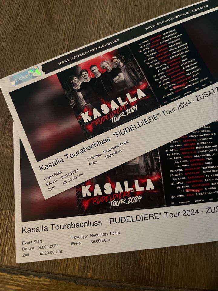 Kasalla Tickets E -Werk Zusatztermim in Bottrop