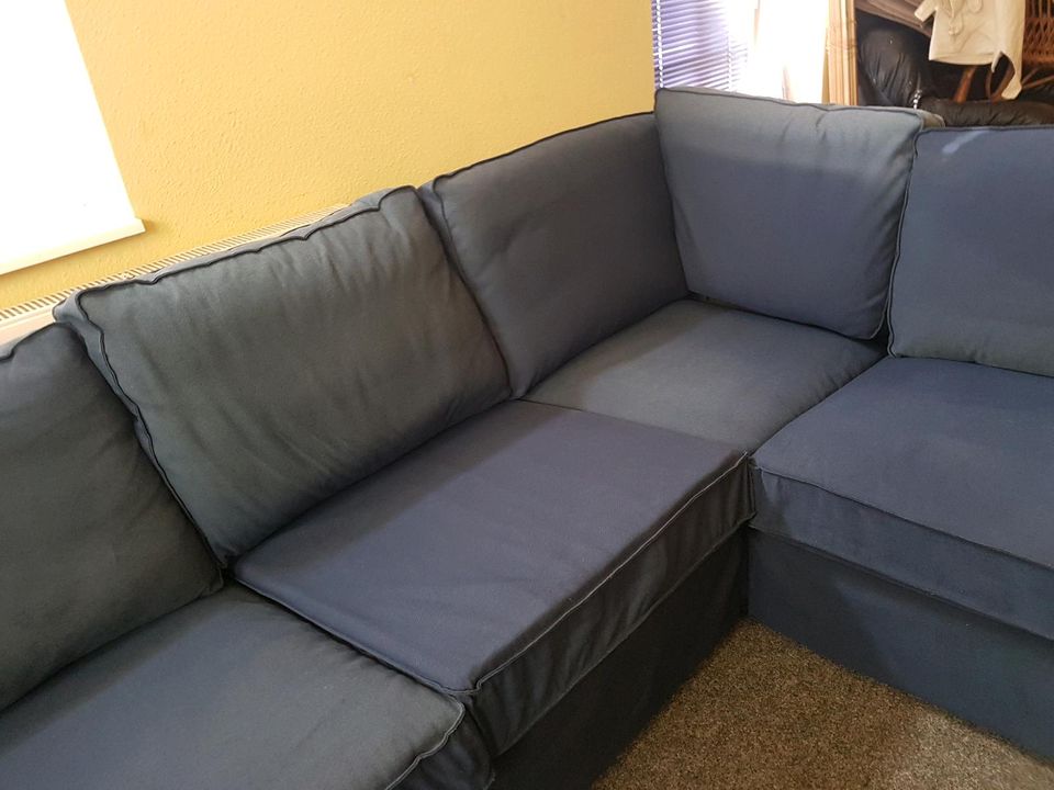 Couch Ecksofa blau in Lägerdorf