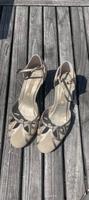 Absatz Schuhe, 37, beige Silber Saarland - Wadgassen Vorschau