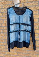 Langarmshirt Langarm Shirt Gr L Gr 40 Schwarz Blau Dithmarschen - Heide Vorschau