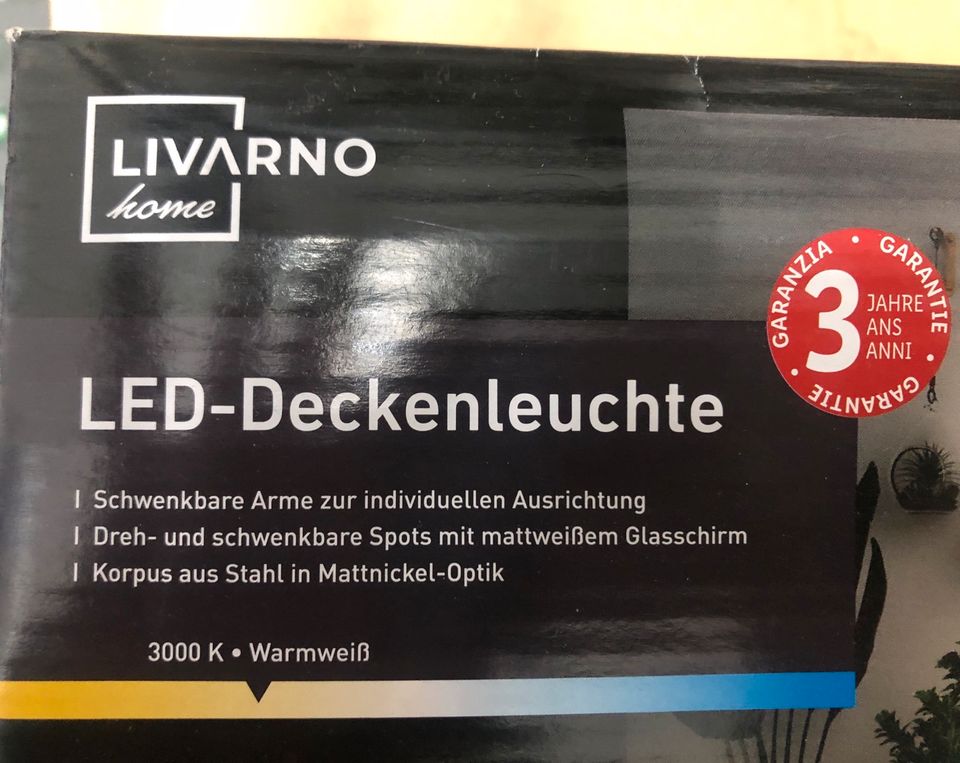 Deckenlampe LED 6 Strahler in Tettnang