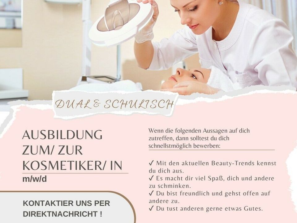 AUSBILDUNG - KOSMETIK (m/w/d) in 10777 Schöneberg in Berlin