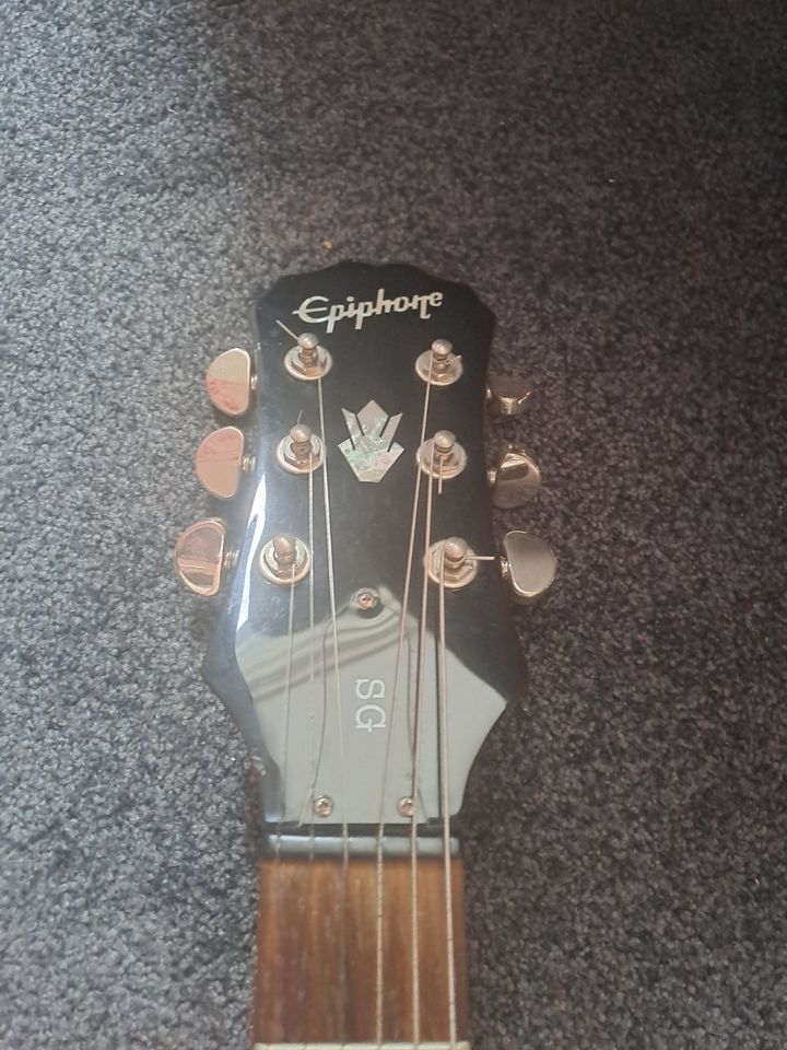 Epiphone SG Standard Lefthand/Linkshänder mit P-90 Pickup in Essen