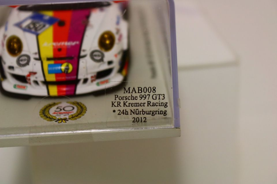 Porsche 997 GT3 KR Kremer Nürburgring´12 #150 1:43 Spark in Usingen