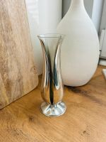 QUIST Rauchglas Vase mit Metall-Einfassung vintage 70er Nordrhein-Westfalen - Hörstel Vorschau