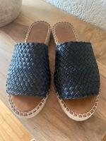 Carmela Sandalen Bastsohle geflochten Espadrille schwarz 38 Saarland - Bous Vorschau
