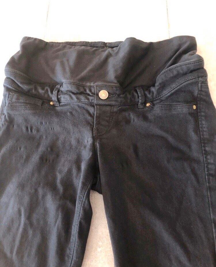 schwarze dünne Jeans Umstandshose in Gr.40 von H&M Mama in Saarlouis