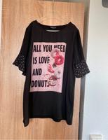 T-shirt schwarz all you need is love and donuts M 38 Janina shirt Sachsen - Döbeln Vorschau