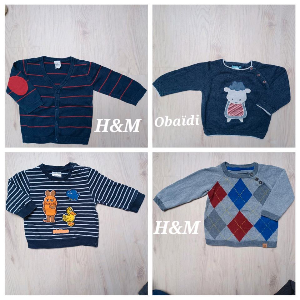 Pullover, H&M, Obaïdi, Maus, Gr. 74 in Holzwickede