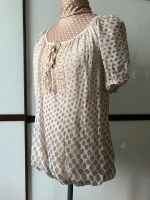 Monton Skand. Designer Seidenbluse Bluse Beige-Rosé Seide M süß München - Trudering-Riem Vorschau