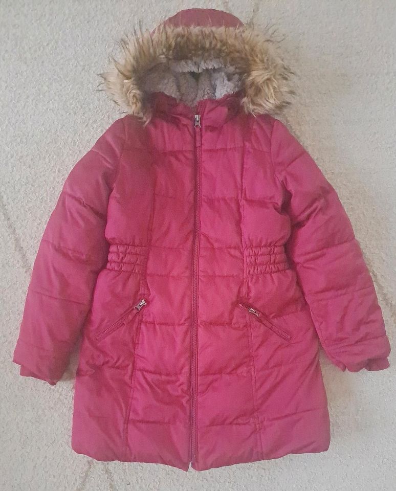 Lands'End Winterjacke Wintermantel Mädchen 140/152 lila in Niederzier