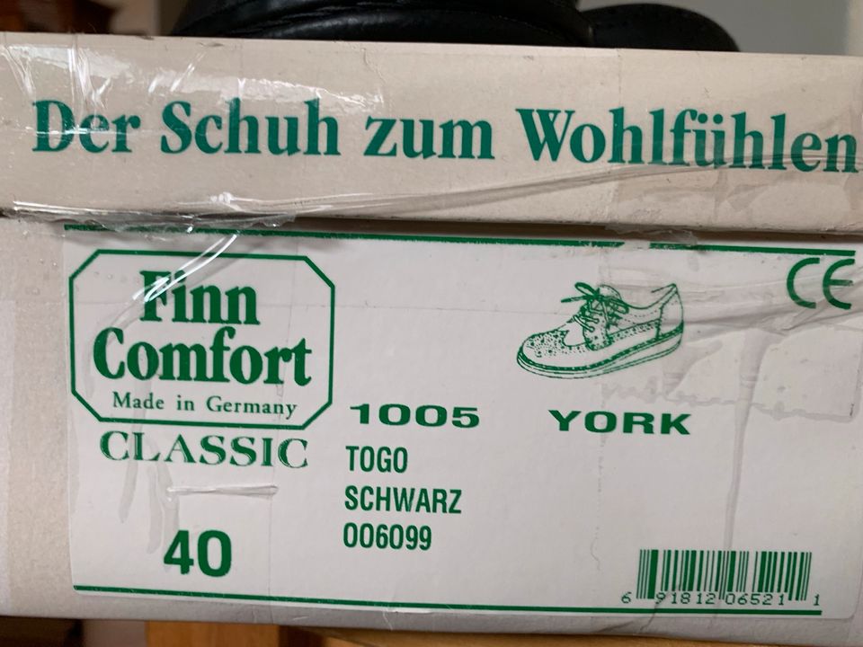 Finn Comfort (Unisex) Schuhe York Gr.40 (61/2 -7) Neu mit Karton in Stuttgart