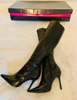 Buffalo Lady Stiefel Stilettos Leder Gr 38 Schmaler Schaft Baden-Württemberg - Mannheim Vorschau