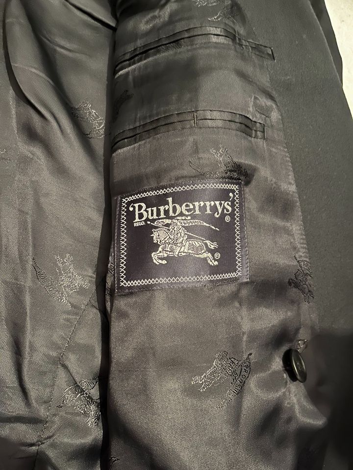 BURBERRY Herren Sakko Vintage  Jackett Größe 27 schwarz in Hannover