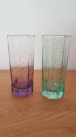 2 Gläser lila grün original 80er/90er Jahre zu verkaufen Niedersachsen - Rinteln Vorschau