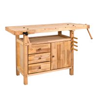 Hobelbank Werkbank Holz Narvik 126x50x84 cm NEU! Bayern - Bad Windsheim Vorschau