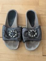 Sandalen grau/Glitzer Baden-Württemberg - Fronreute Vorschau