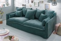 3er Sofa  210cm | Samt petrol Hamburg-Mitte - Hamburg Rothenburgsort Vorschau