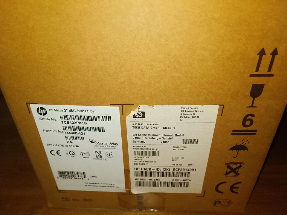 8TB+128GB SSD NAS Radeon Server HP Proliant Server N54L in Frankfurt am Main