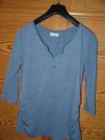 Yessica Umstandsshirt Knopfleiste 3/4 Arm blau meliert - Gr. S Schleswig-Holstein - Laboe Vorschau