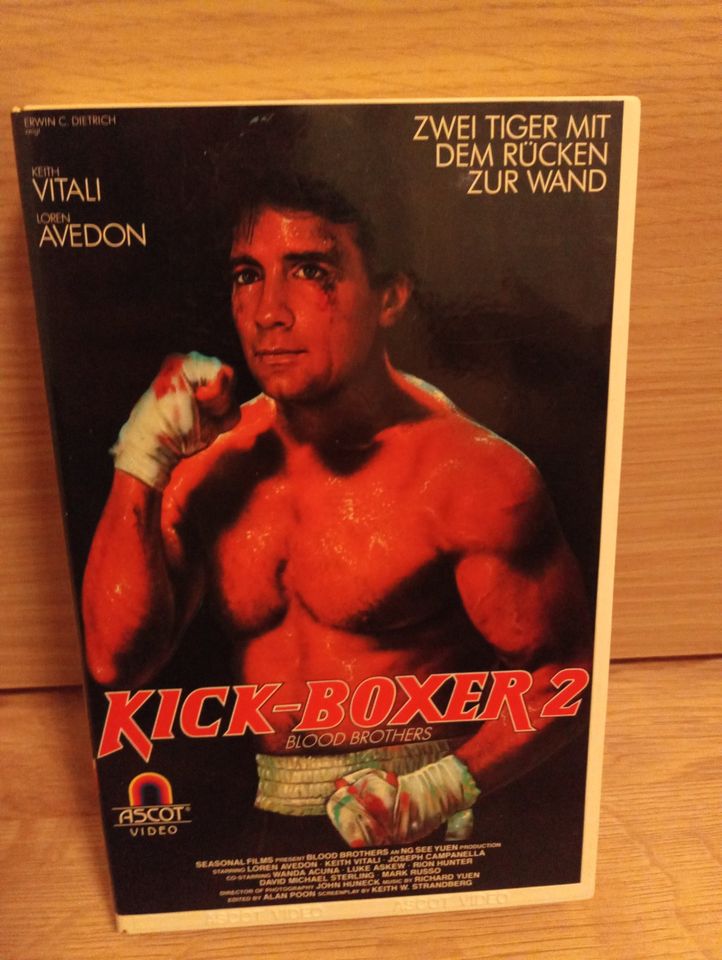 Kick-Boxer 2, Zwei Tiger mit dem Rücken zur Wand, VHS, Sammler in Offenbach