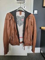 Lederjacke Bikerjacke echtes Leder Karamell braun Größe L neu Nordrhein-Westfalen - Aldenhoven Vorschau