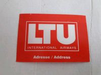 Aufkleber LTU (International Airways) für Reisekoffer Neu! Bochum - Bochum-Mitte Vorschau