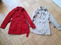 Koton Trenchcoat Jacke Mantel Gr. 36 rot beige Hannover - Vahrenwald-List Vorschau