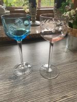 2 Jugendstil Weingläser Schleuderstern Farbglas Handgeschliffen Niedersachsen - Bockhorn Vorschau