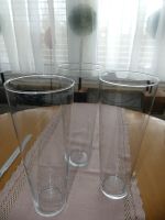 3 Vasen (Dekorationsvasen aus Glas) Bayern - Eitting Vorschau