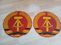 Original DDR Stoff Embleme 2x Durchmesser ca.30cm Sachsen - Grimma Vorschau