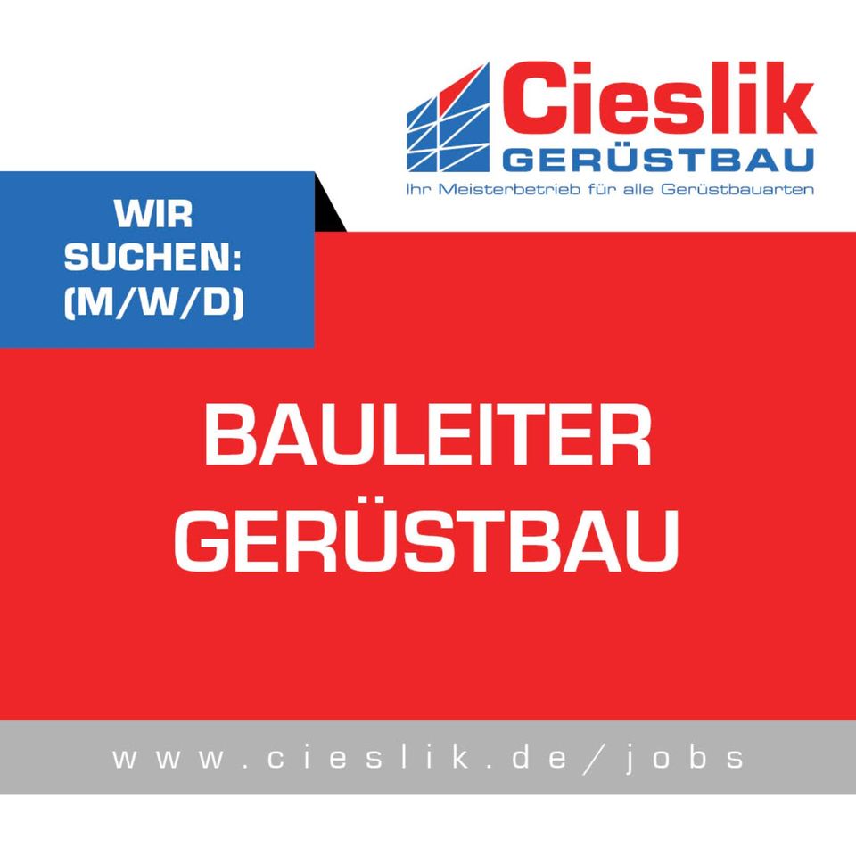 Bauleiter (m/w/d) Gerüstbau gesucht in Dortmund