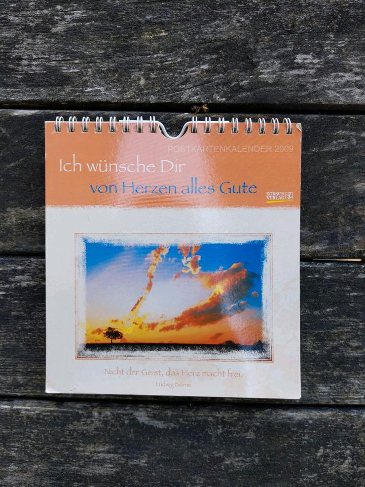 Postkartenkalender 2009 Sprüche Von Herzen alles Gute in Waldkirchen