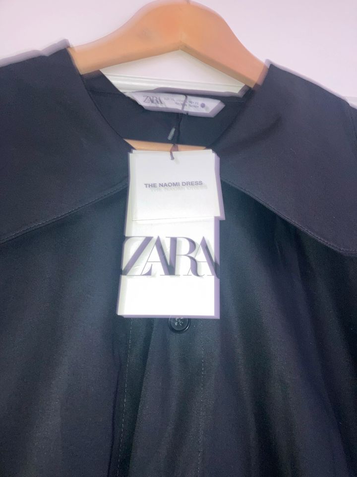 Zara Popelin Kleid mit Peter Pan Kragen Neu 44 in München