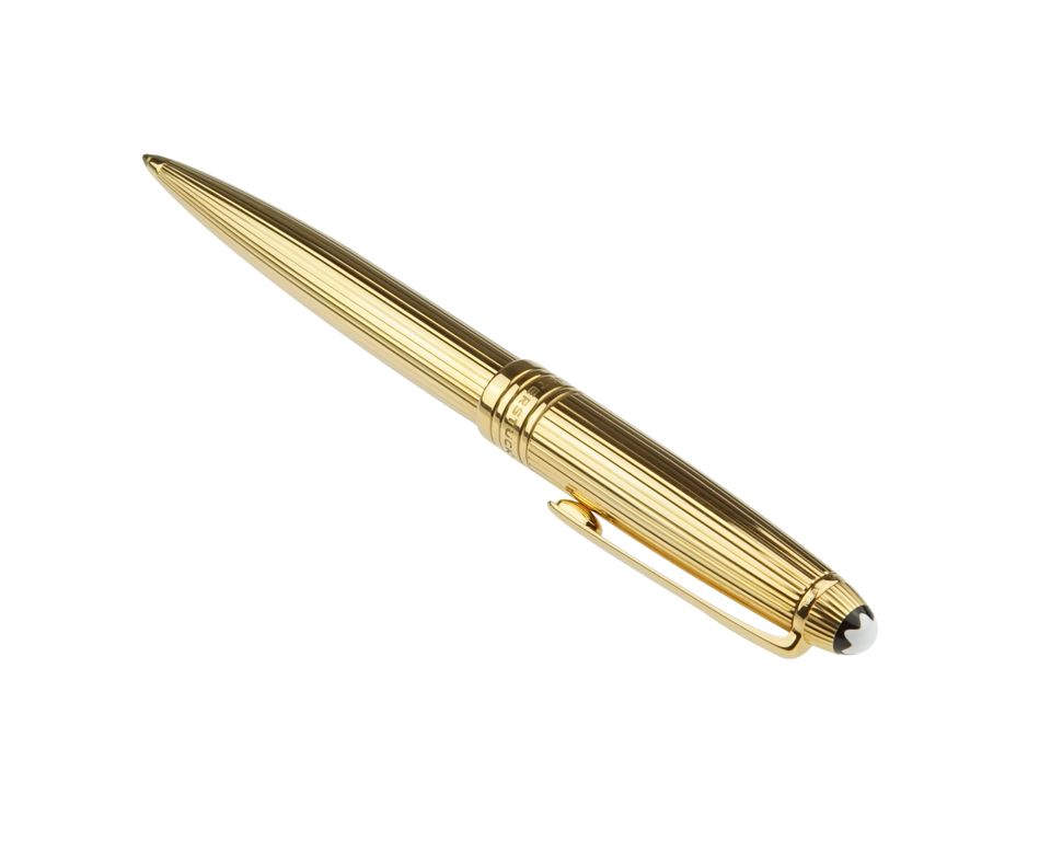 Montblanc Meisterstück Solitaire 750er Solid Gold Kugelschreiber in Pfarrkirchen