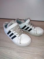 Adidas Grand Court Sneaker Gr. 32 Turnschuhe weiß schwarz Schleswig-Holstein - Großhansdorf Vorschau